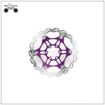 Purple 160 mm mountain brake disc rotors